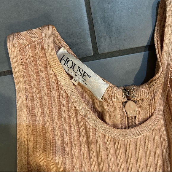 House of CB Laverle Dress in Nudest - Picture 3 of 6